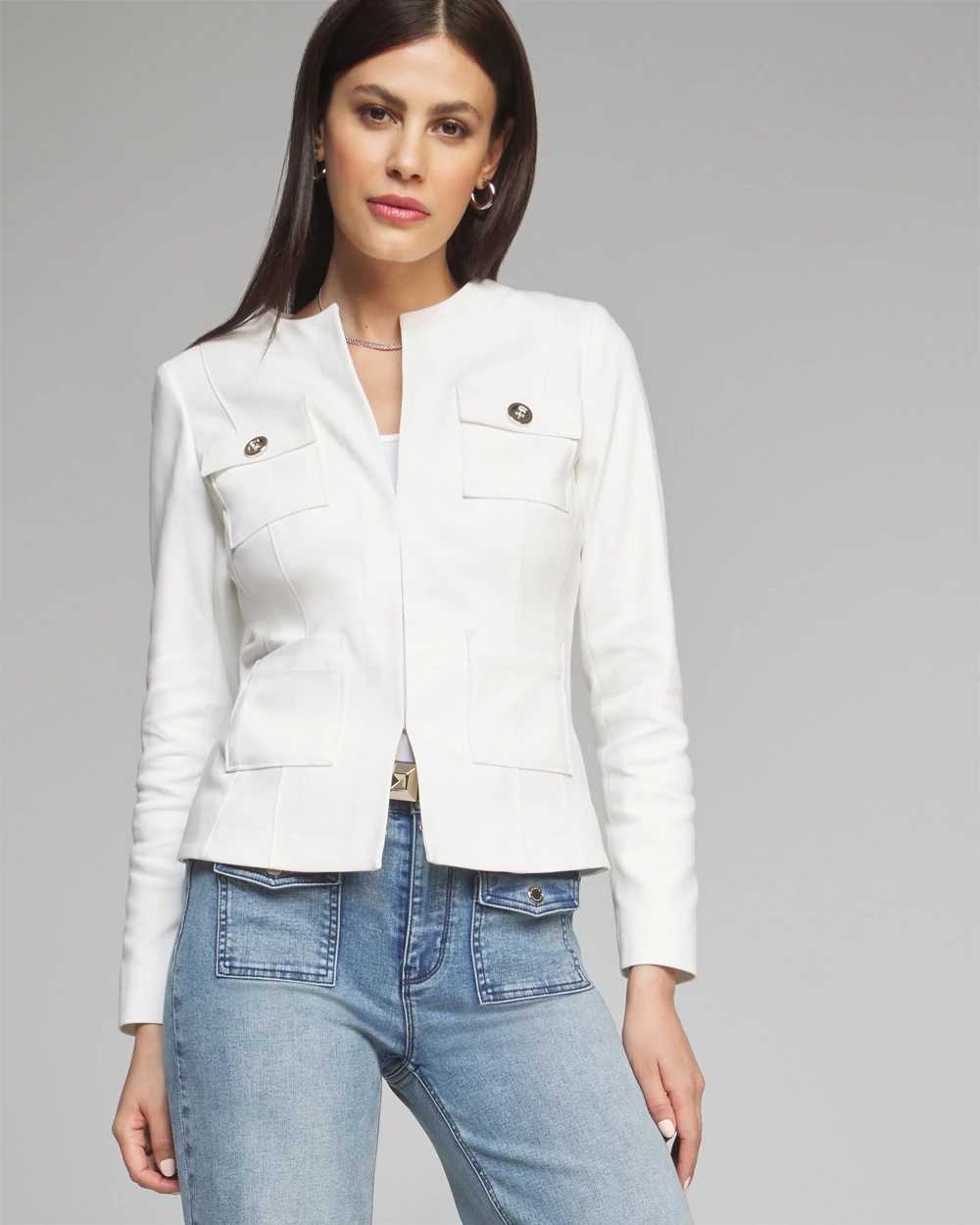 Whbm leather discount jacket